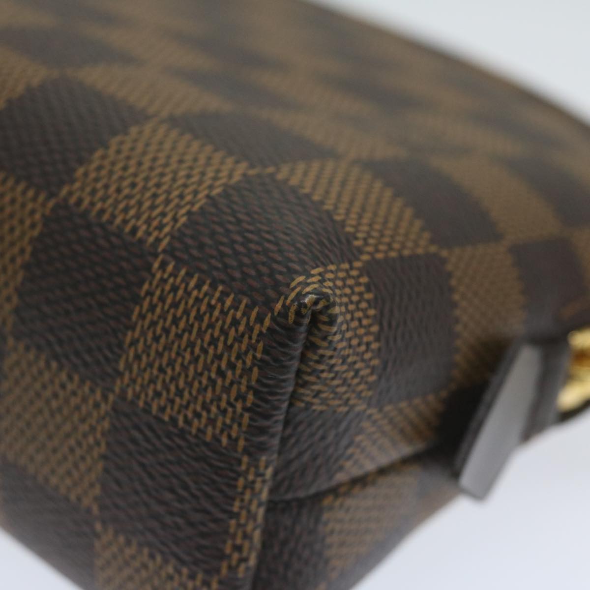 LOUIS VUITTON Damier Ebene Pochette Cosmetic GM Pouch N23345 LV Auth am5412