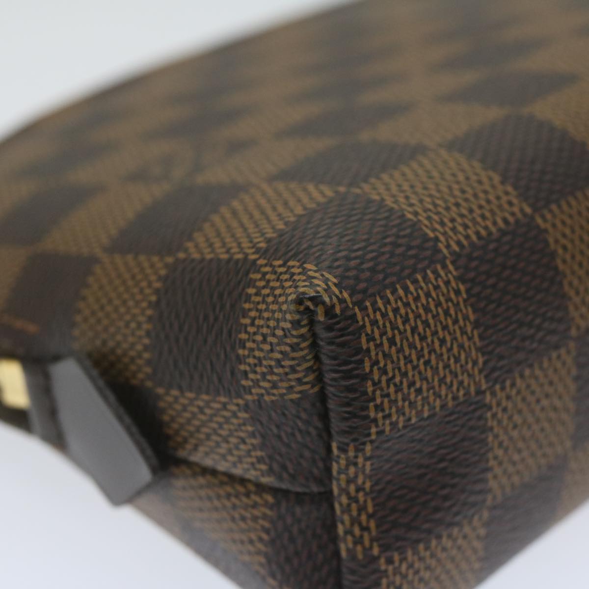 LOUIS VUITTON Damier Ebene Pochette Cosmetic GM Pouch N23345 LV Auth am5412