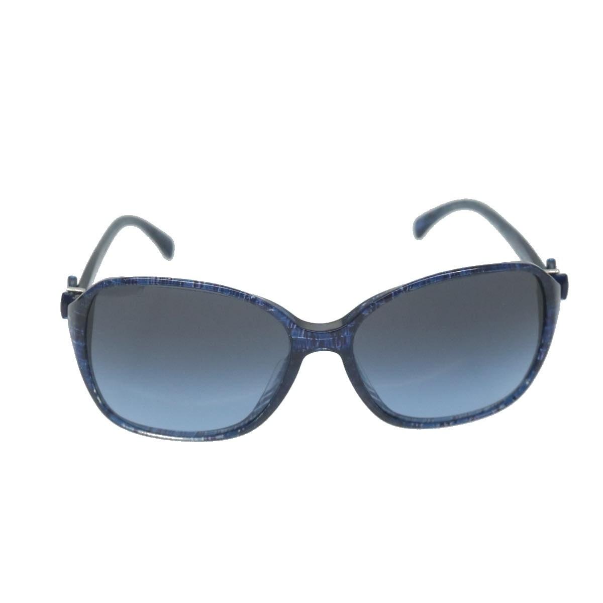 CHANEL Sunglasses Plastic Blue CC Auth am5415 - 0