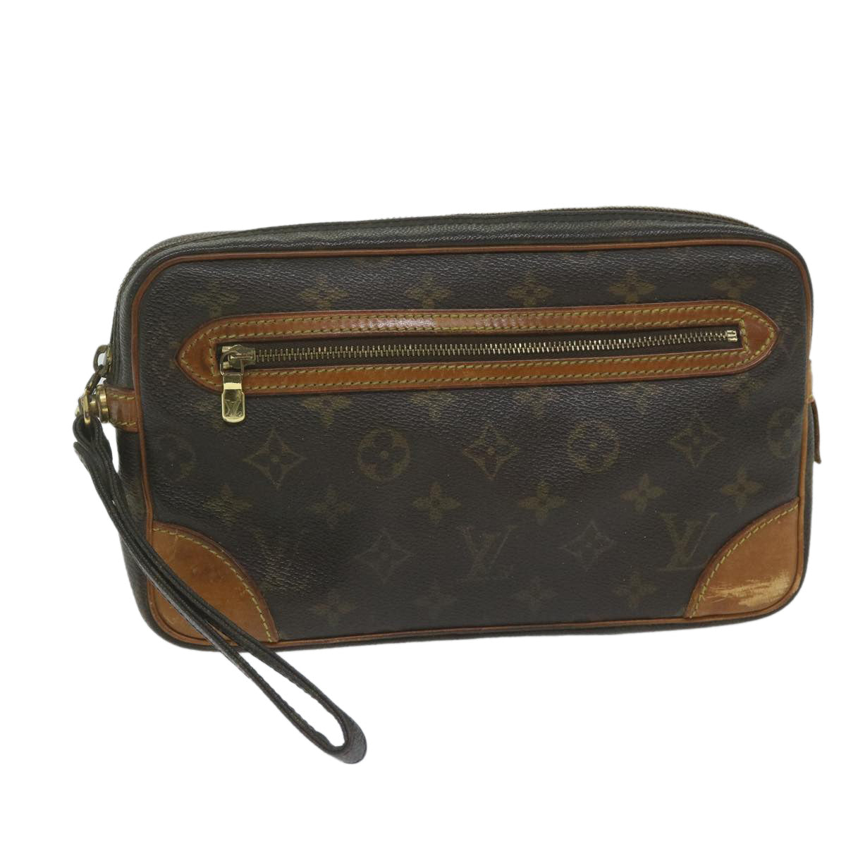 LOUIS VUITTON Monogram Marly Dragonne GM Clutch Bag M51825 LV Auth am5426