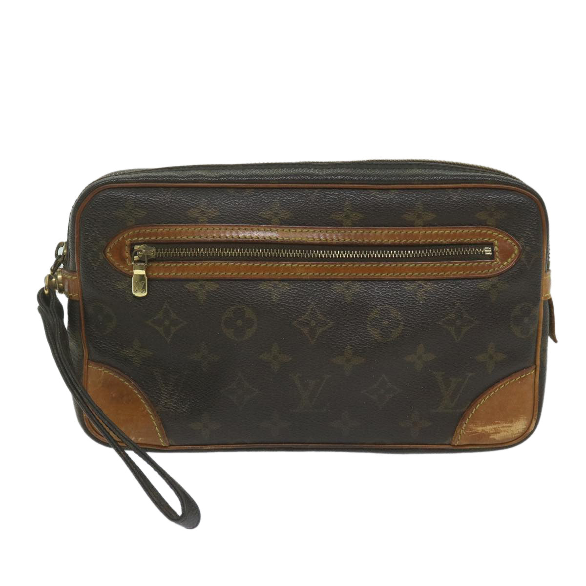 LOUIS VUITTON Monogram Marly Dragonne GM Clutch Bag M51825 LV Auth am5426