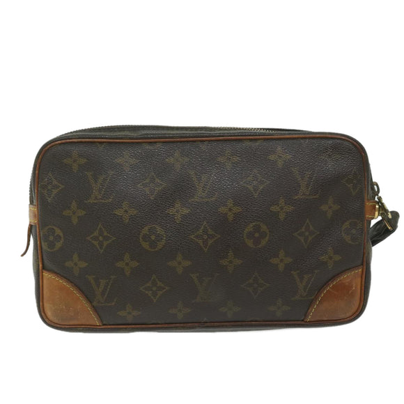 LOUIS VUITTON Monogram Marly Dragonne GM Clutch Bag M51825 LV Auth am5426
