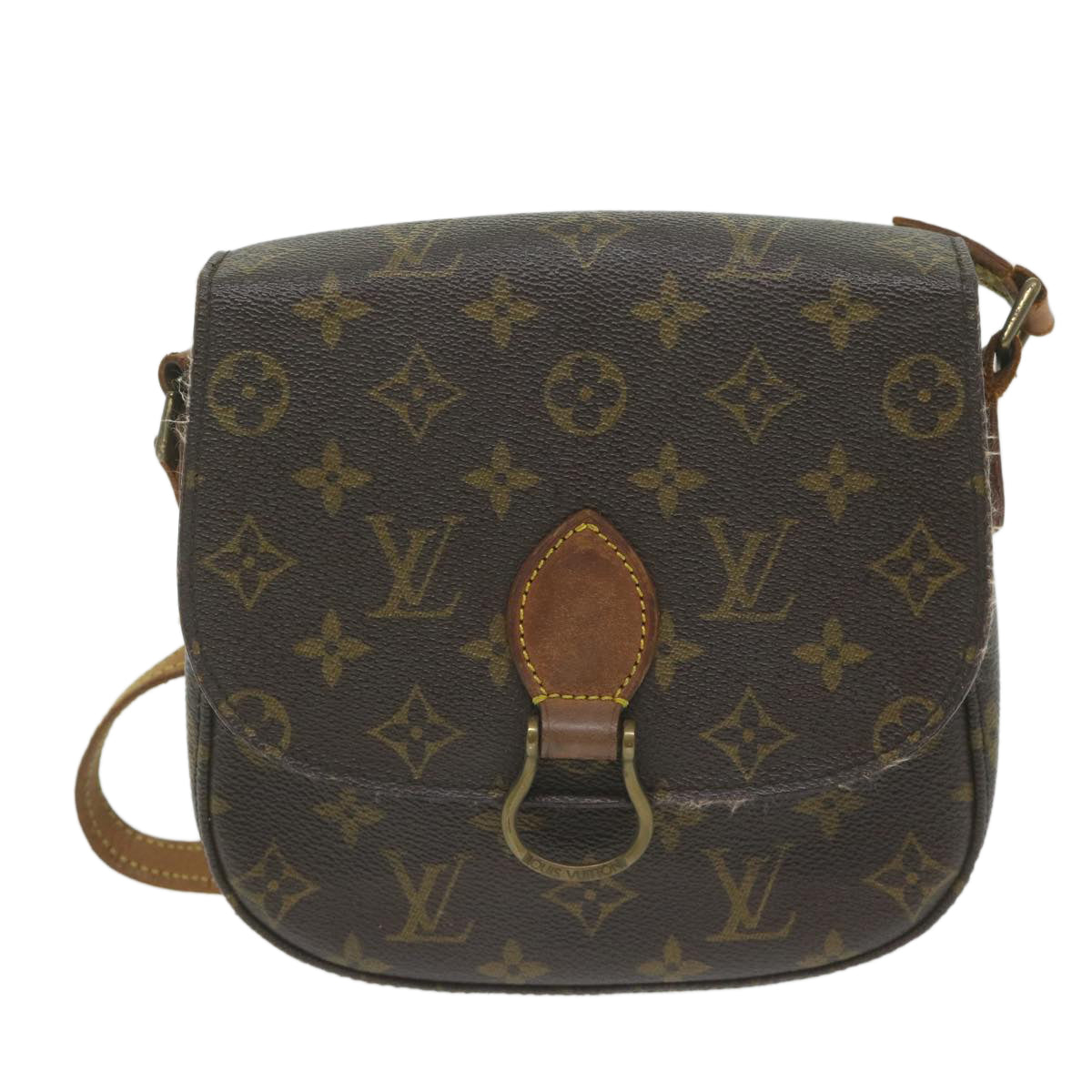 LOUIS VUITTON Monogram Saint Cloud MM Shoulder Bag M51243 LV Auth am5427