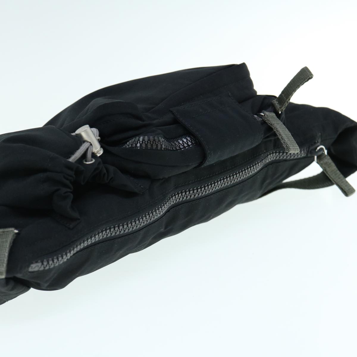 PRADA Sports Waist bag Nylon Black Auth am5433