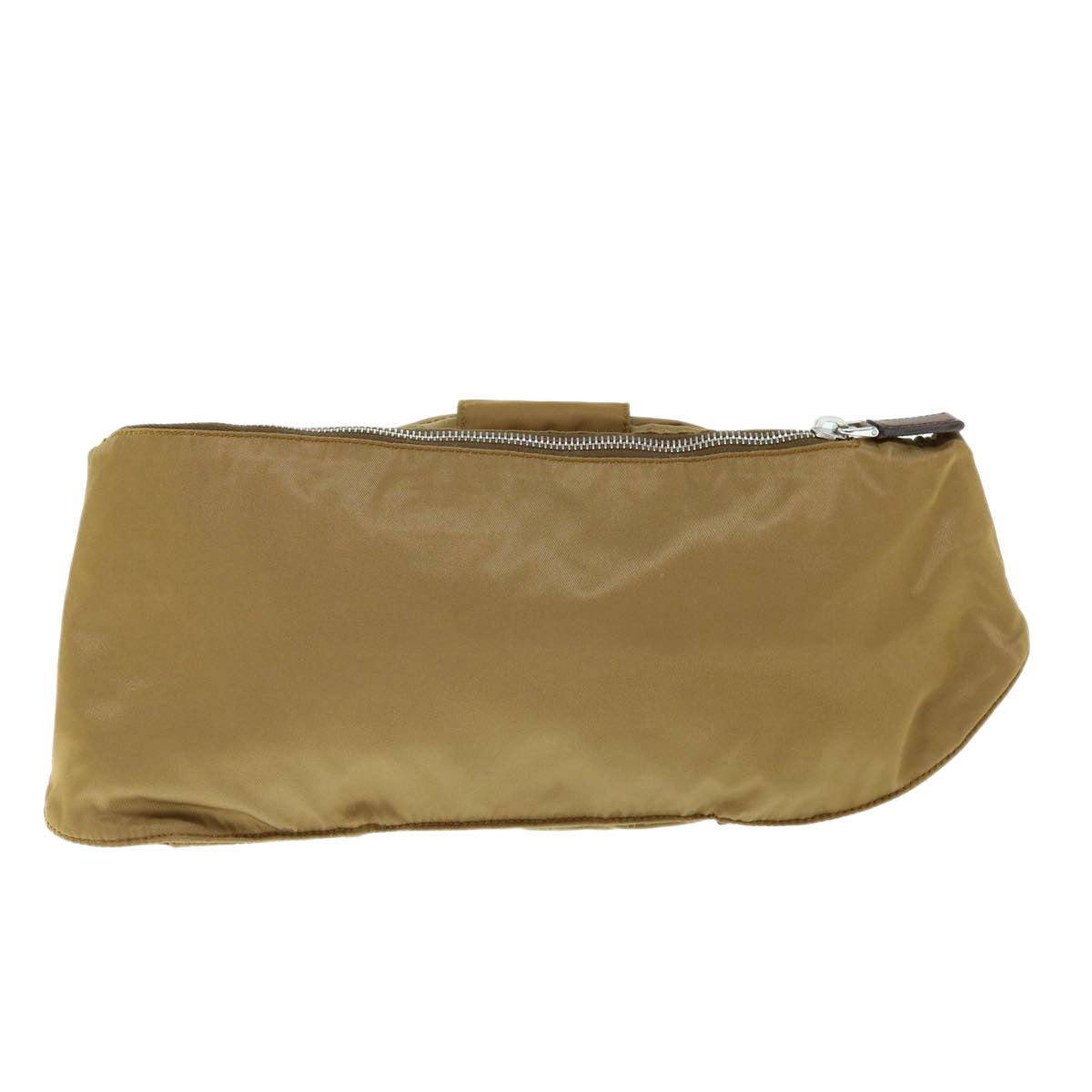 PRADA Waist bag Nylon Brown Auth am5436