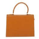 MORABITO Scalar 28 Hand Bag Leather Orange Auth am5465-2