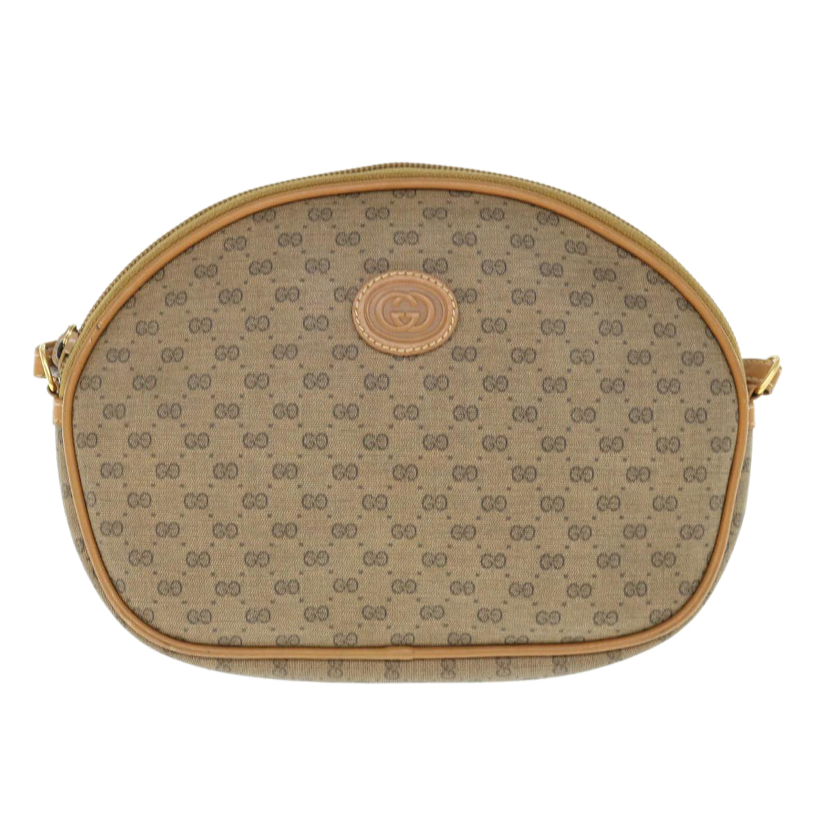 GUCCI Micro GG Supreme Shoulder Bag PVC Leather Beige 007 983 1113 Auth am5469