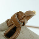 GUCCI Micro GG Supreme Shoulder Bag PVC Beige 007 123 0087 Auth am5471-10