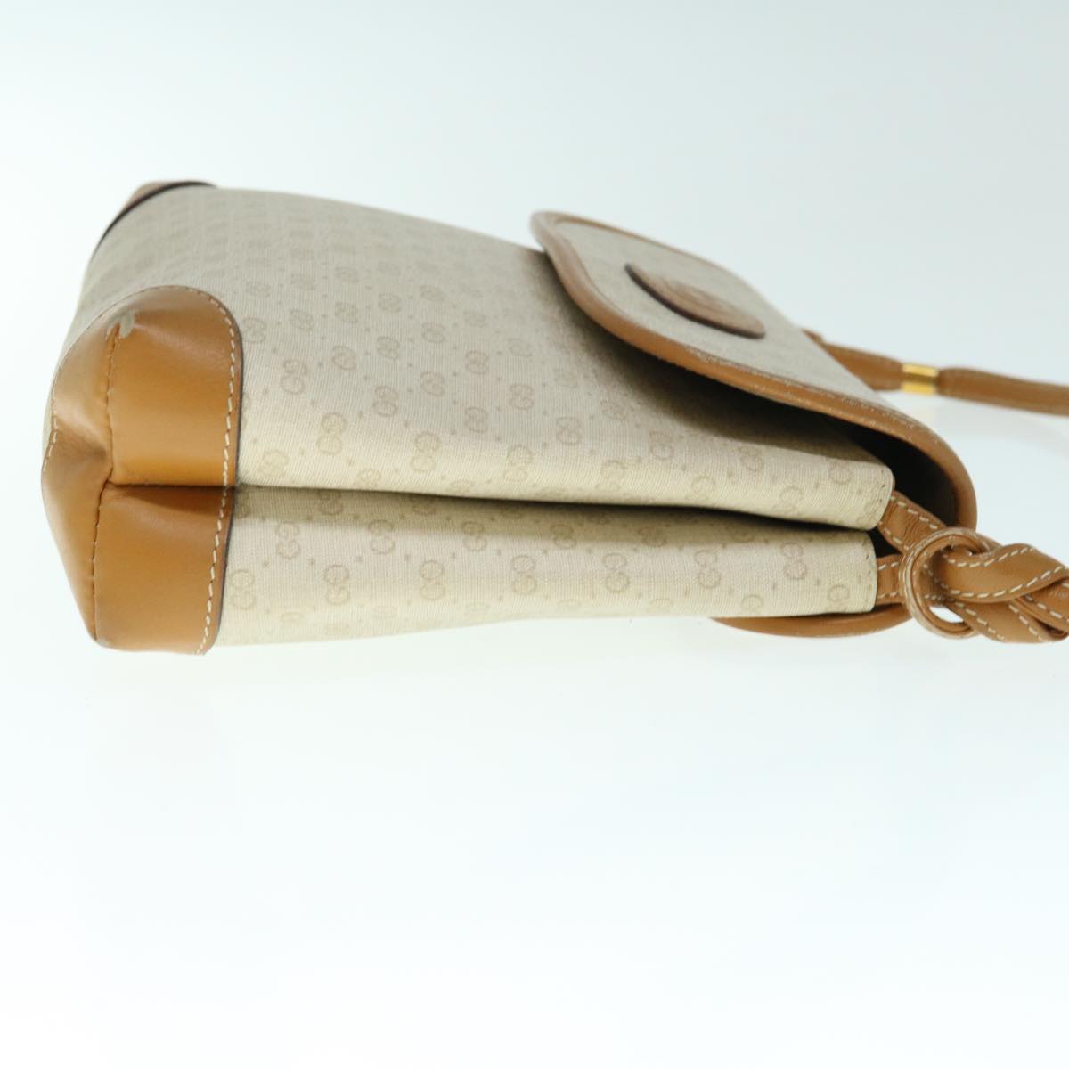 GUCCI Micro GG Supreme Shoulder Bag PVC Beige 007 123 0087 Auth am5471