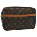 LOUIS VUITTON Monogram Compiegne 23 Clutch Bag M51847 LV Auth am5478-1