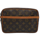 LOUIS VUITTON Monogram Compiegne 23 Clutch Bag M51847 LV Auth am5478-13