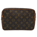 LOUIS VUITTON Monogram Compiegne 23 Clutch Bag M51847 LV Auth am5478-2