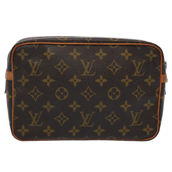 LOUIS VUITTON Monogram Compiegne 23 Clutch Bag M51847 LV Auth am5478