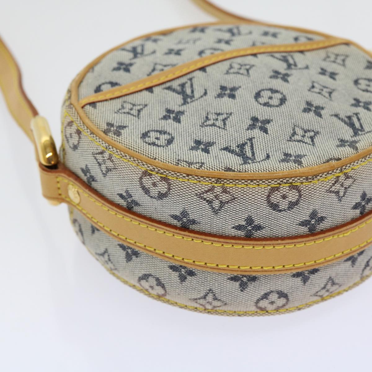 LOUIS VUITTON Monogram Mini Jeanne PM Shoulder Bag Blue M92001 LV Auth am5480