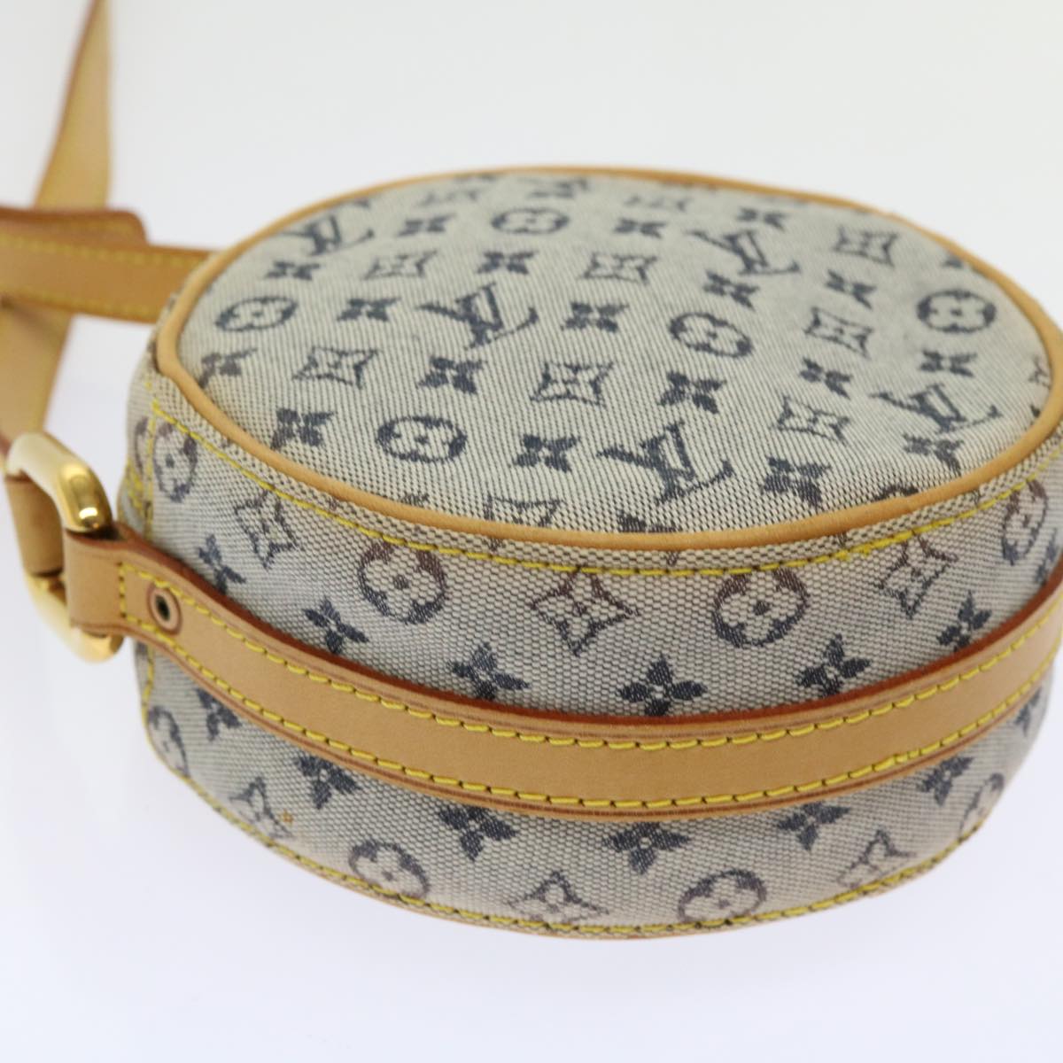 LOUIS VUITTON Monogram Mini Jeanne PM Shoulder Bag Blue M92001 LV Auth am5480