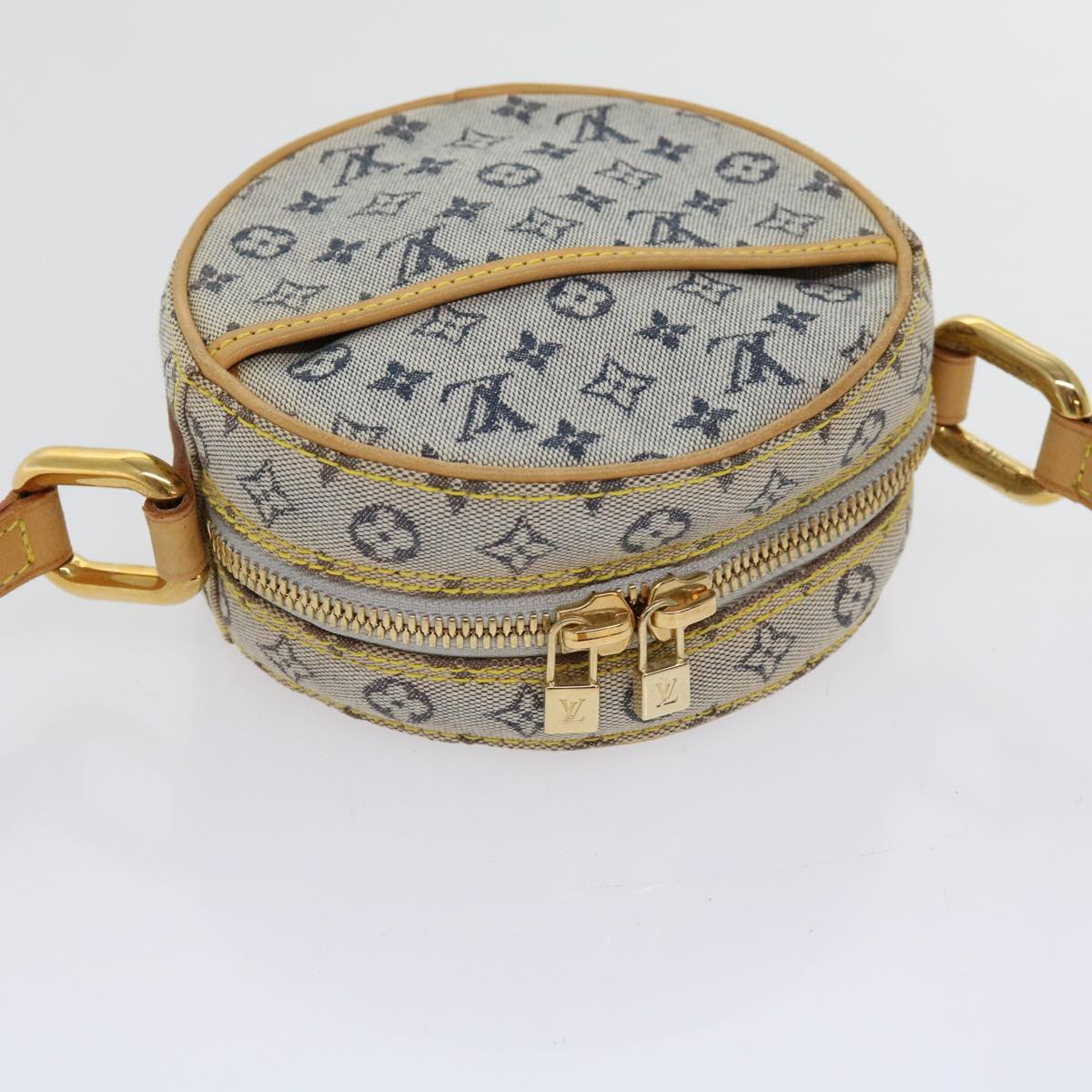 LOUIS VUITTON Monogram Mini Jeanne PM Shoulder Bag Blue M92001 LV Auth am5480