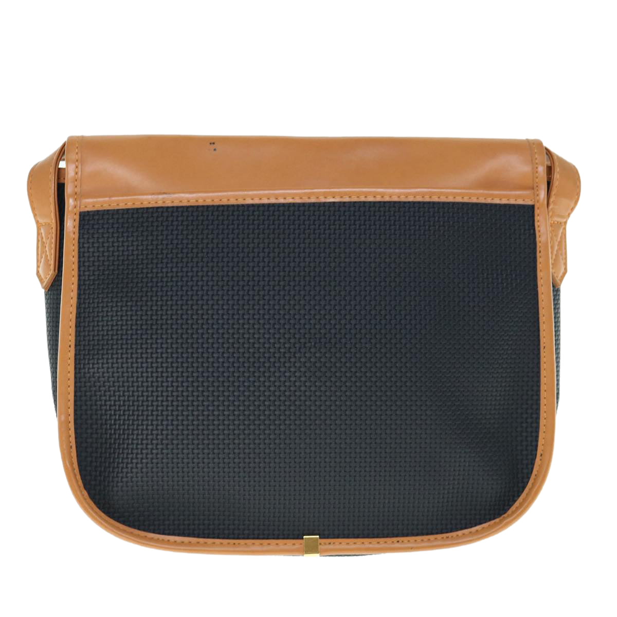 SAINT LAURENT Shoulder Bag PVC Leather Black Auth am5482 - 0