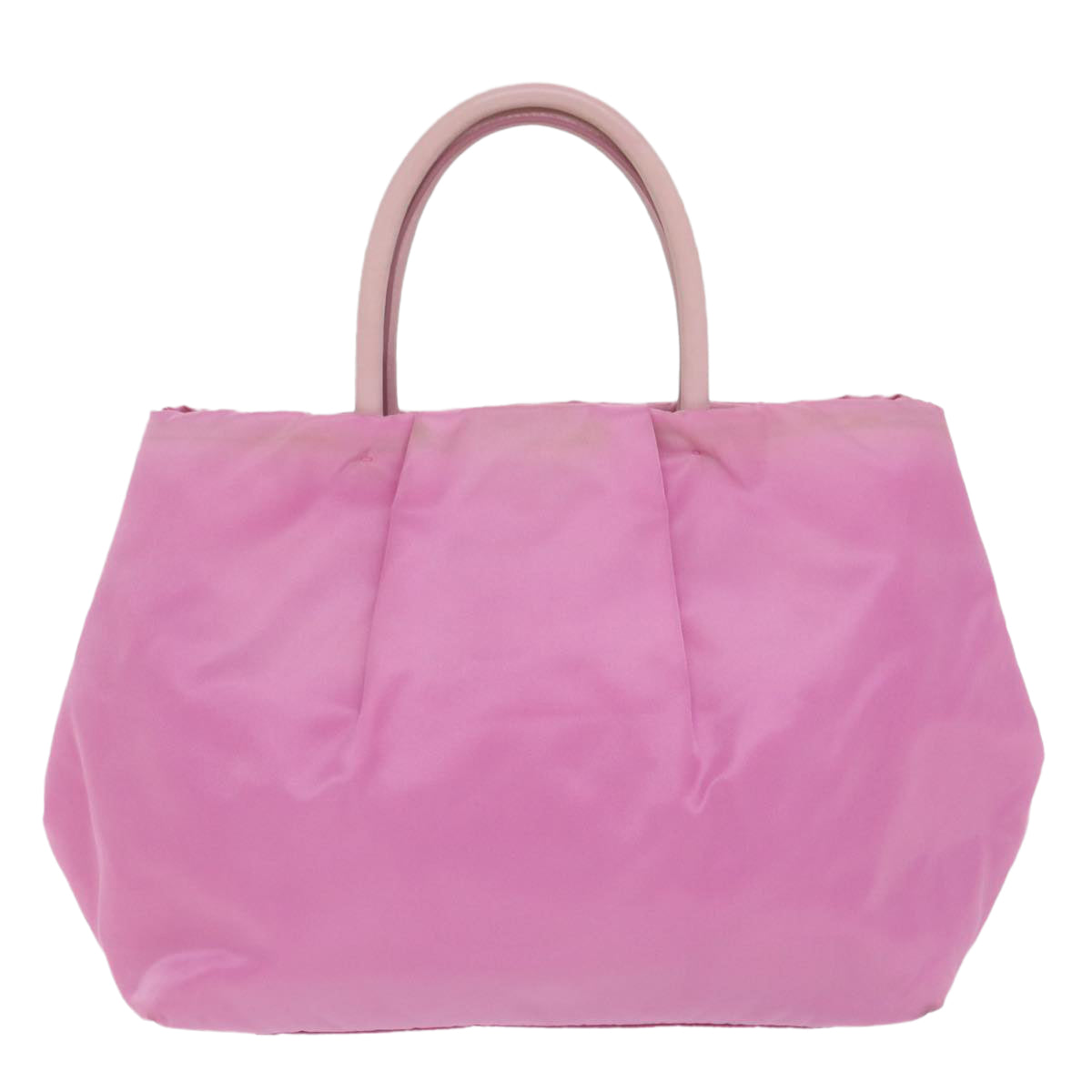 PRADA Hand Bag Nylon Pink Auth am5486 - 0