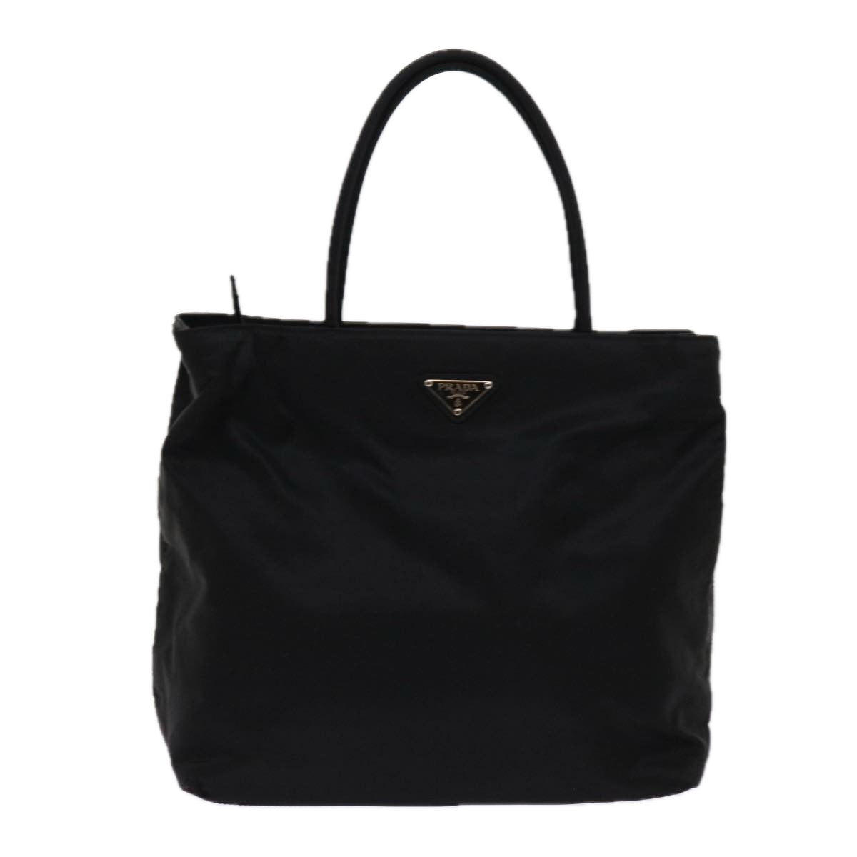 PRADA Hand Bag Nylon Black Auth am5491