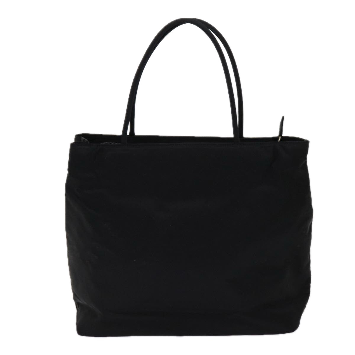 PRADA Hand Bag Nylon Black Auth am5491 - 0