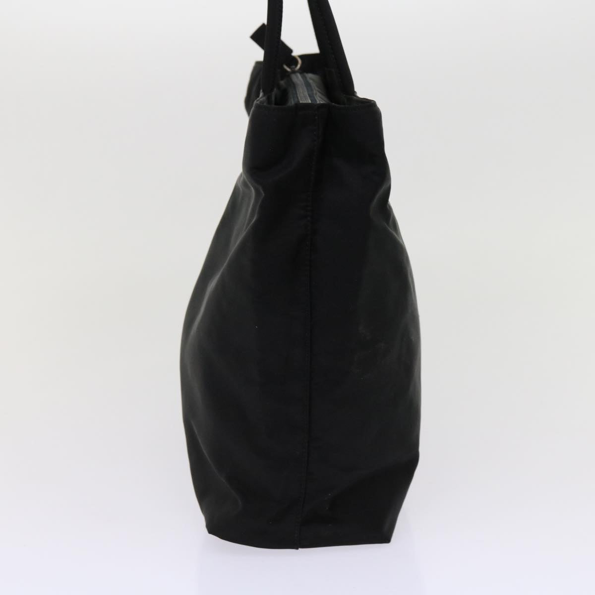 PRADA Hand Bag Nylon Black Auth am5491