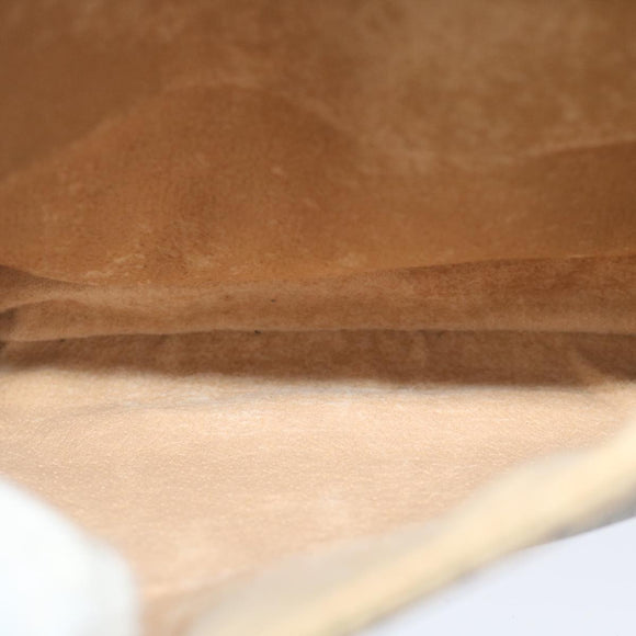 GUCCI Micro GG Supreme Shoulder Bag PVC Leather Beige 007 49 5548 Auth am5530