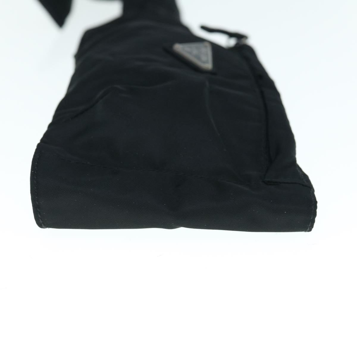 PRADA Waist bag Nylon Black Auth am5534