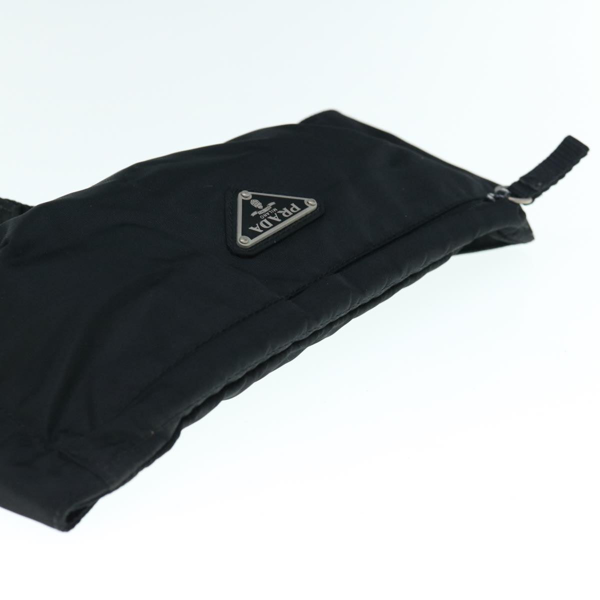 PRADA Waist bag Nylon Black Auth am5534