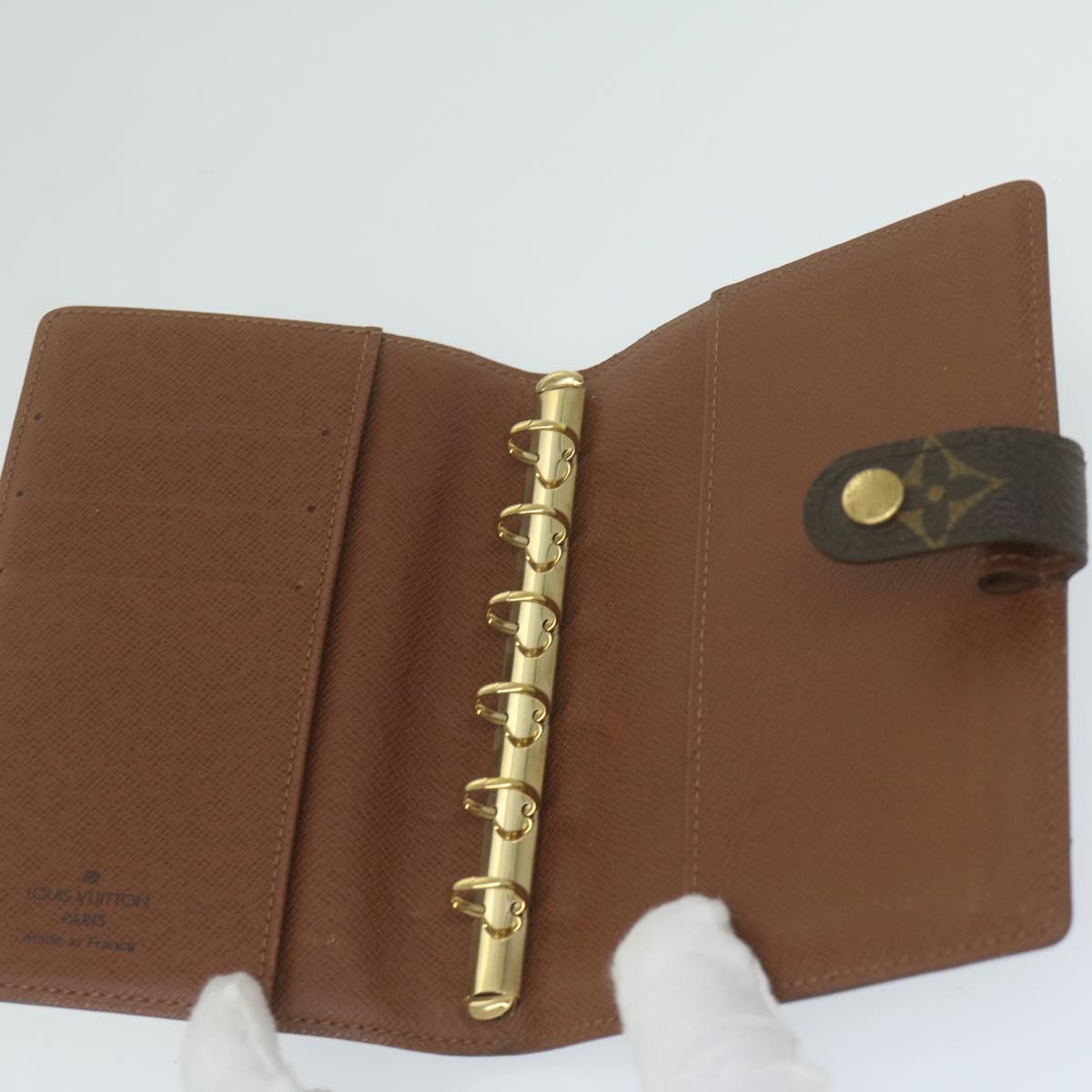 LOUIS VUITTON Monogram Agenda PM Day Planner Cover R20005 LV Auth am5536