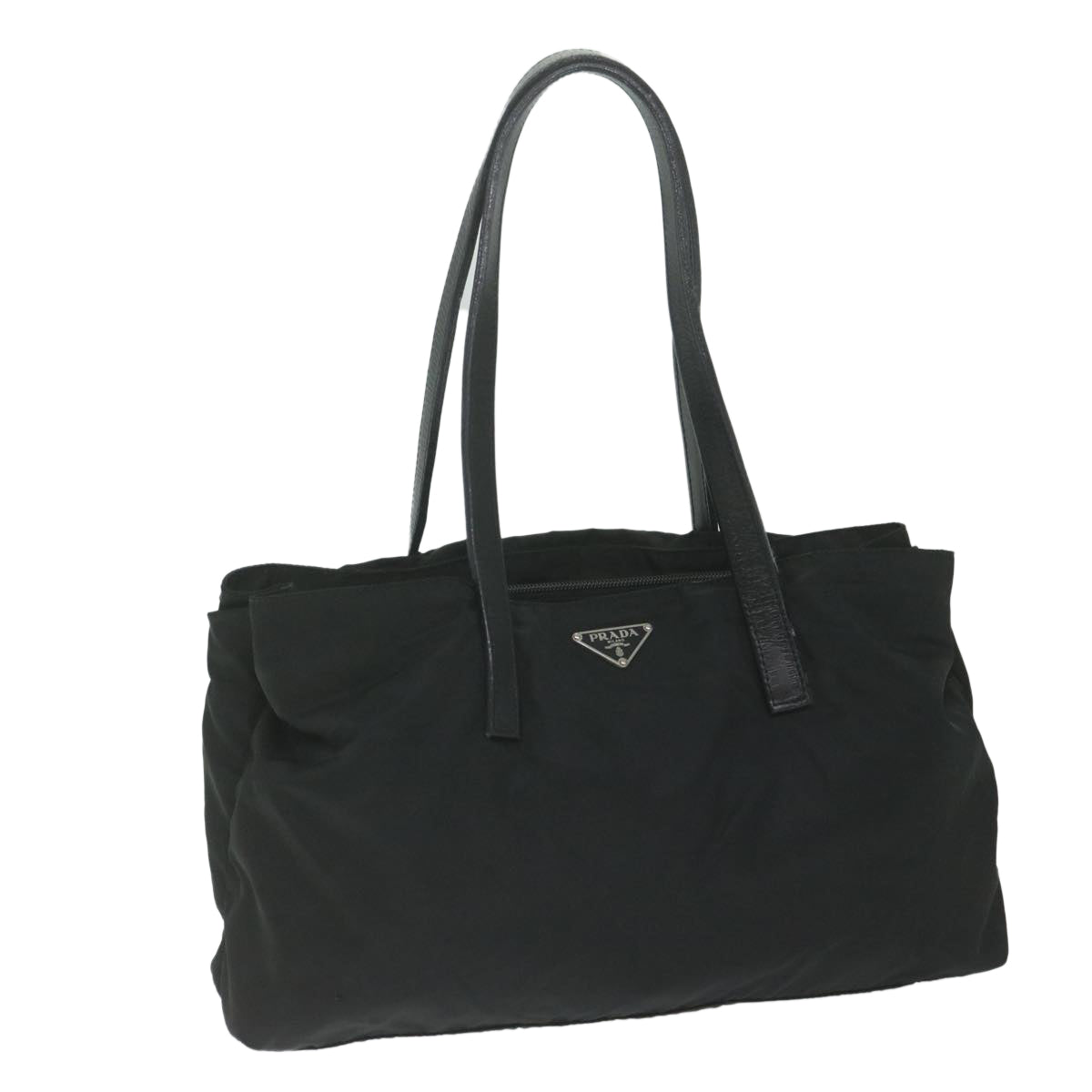 PRADA Shoulder Bag Nylon Black Auth am5539