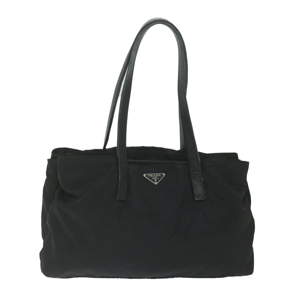 PRADA Shoulder Bag Nylon Black Auth am5539