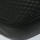 BALLY Quilted Chain Shoulder Bag Leather Black Auth am5550-15