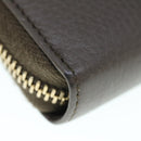 GUCCI Bamboo Wallet Leather Gray 307984 Auth am5556-15