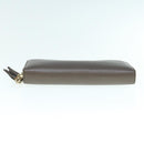 GUCCI Bamboo Wallet Leather Gray 307984 Auth am5556-6