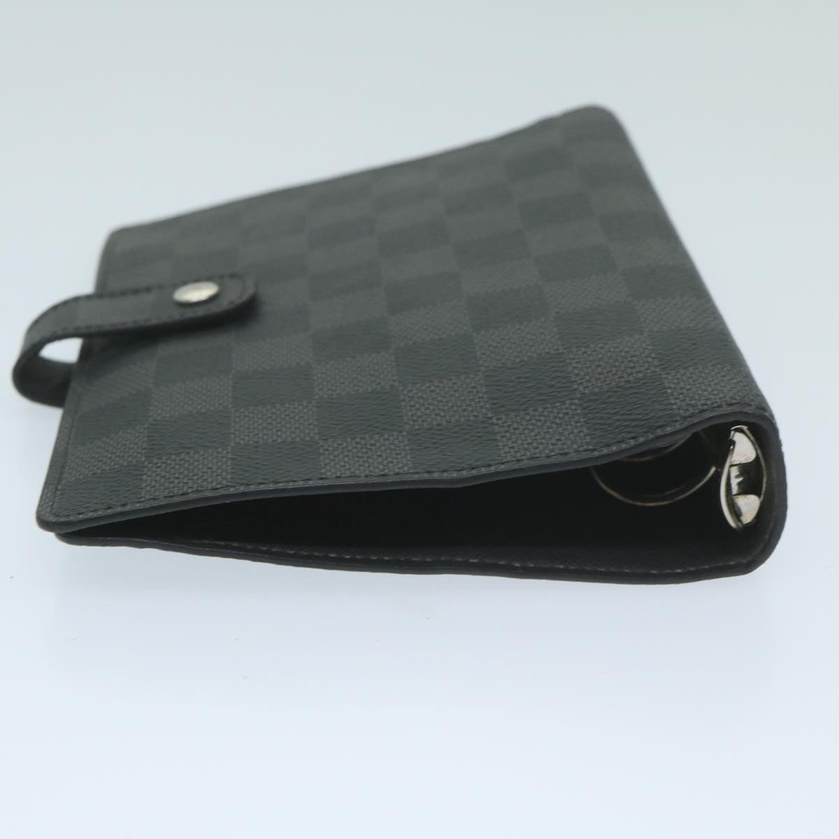 LOUIS VUITTON Damier Graphite Agenda MM Day Planner Cover R20242 LV Auth am5576