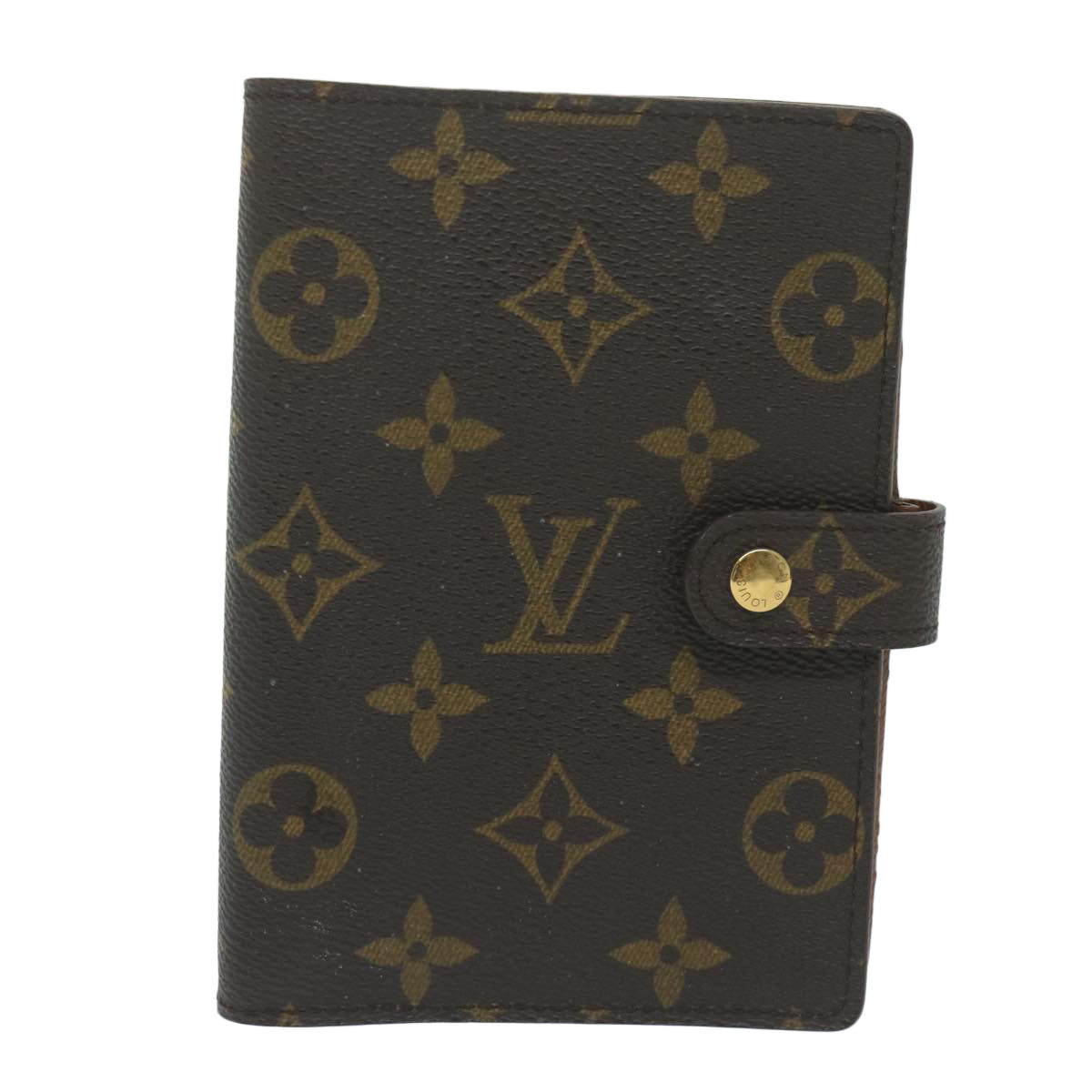 LOUIS VUITTON Monogram Agenda PM Day Planner Cover R20005 LV Auth am5610