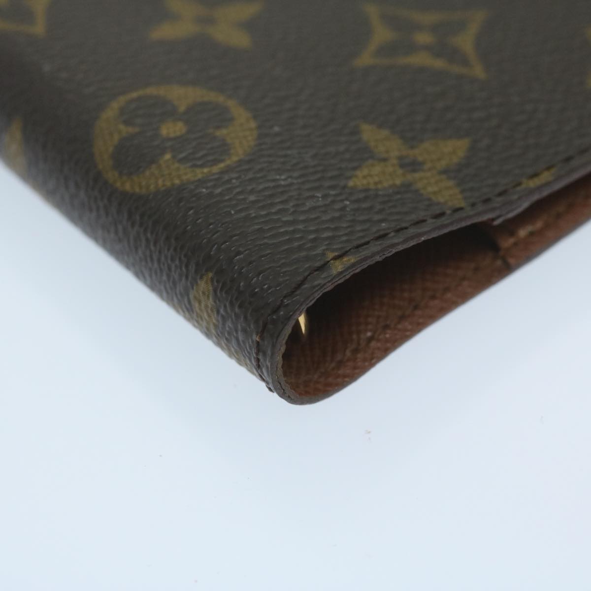 LOUIS VUITTON Monogram Agenda PM Day Planner Cover R20005 LV Auth am5610