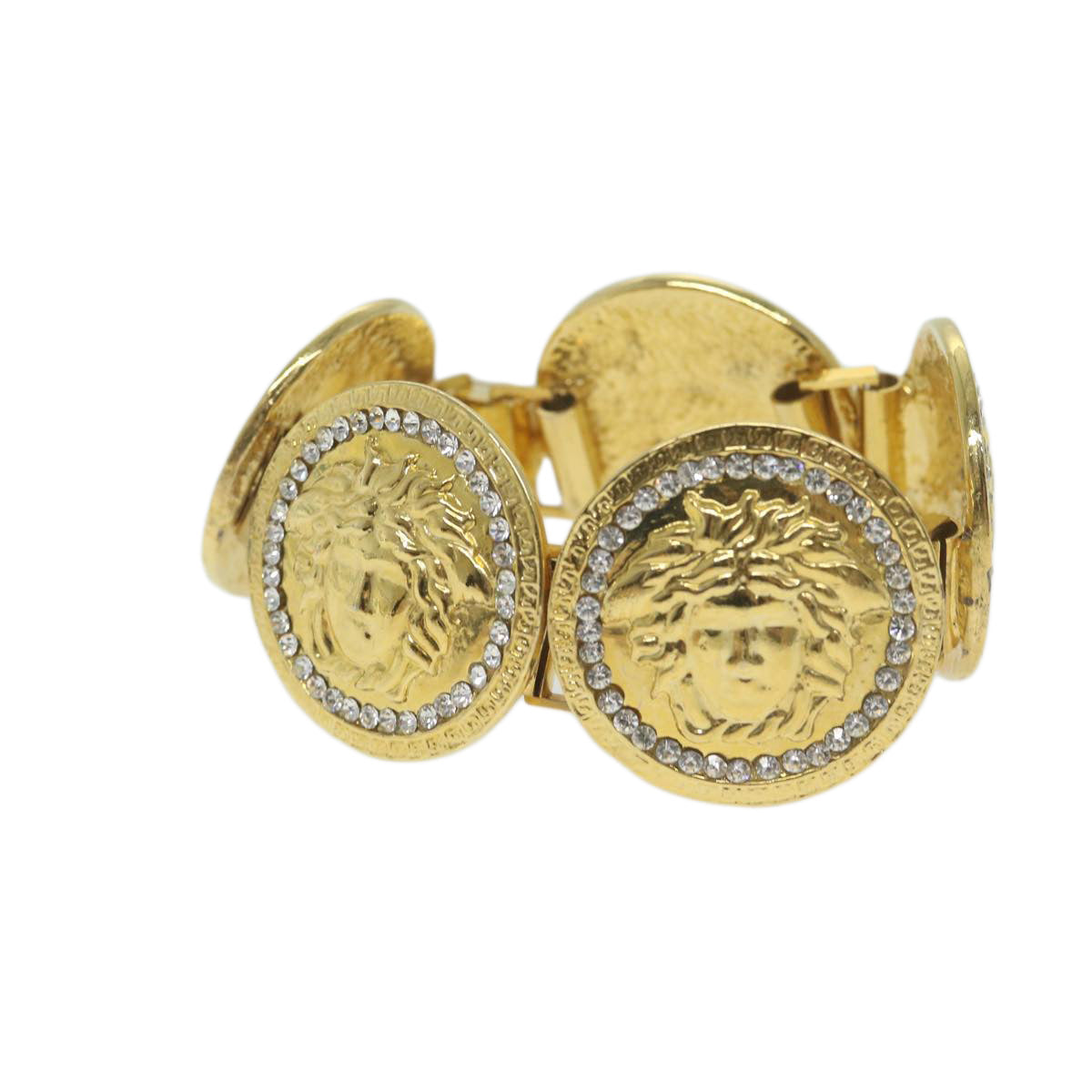 VERSACE Bracelet Gold Auth am5625 - 0