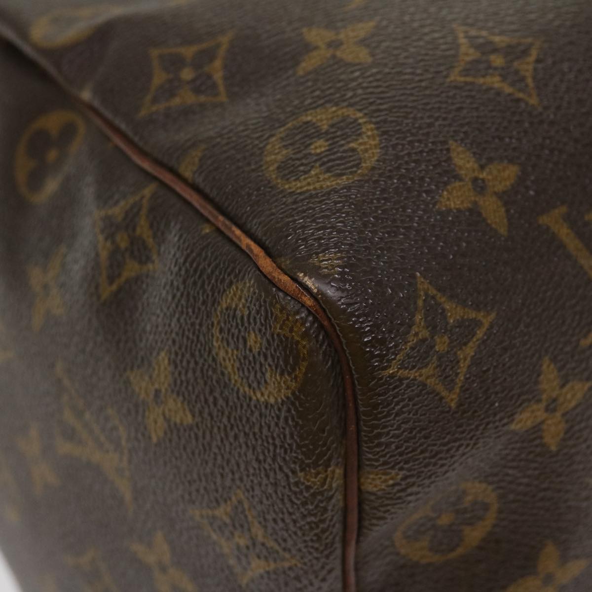 LOUIS VUITTON Monogram Speedy 35 Hand Bag M41524 LV Auth am701g