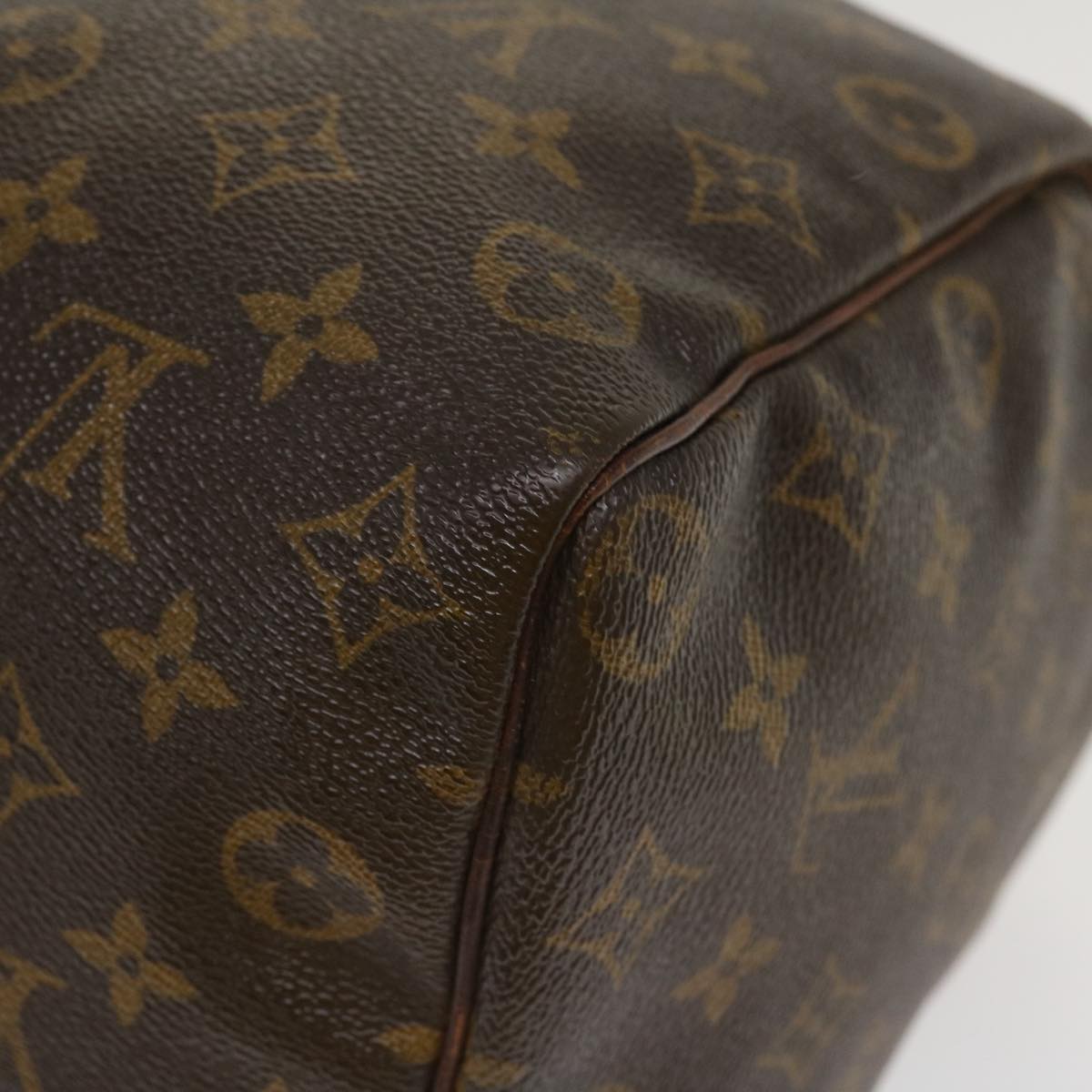 LOUIS VUITTON Monogram Speedy 35 Hand Bag M41524 LV Auth am701g