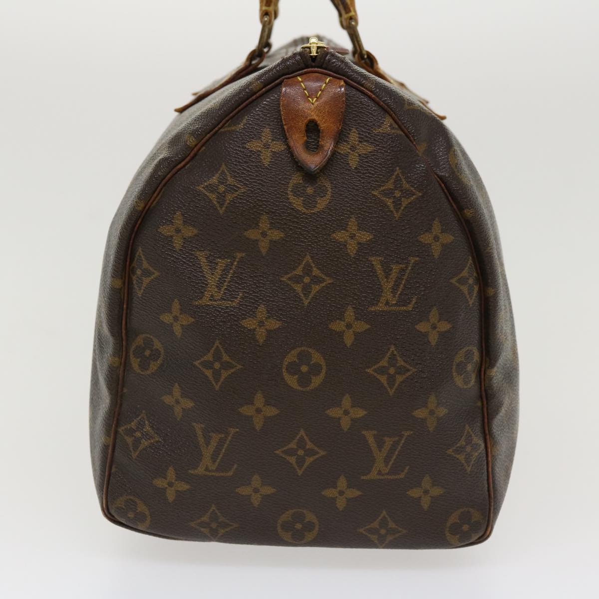 LOUIS VUITTON Monogram Speedy 35 Hand Bag M41524 LV Auth am701g