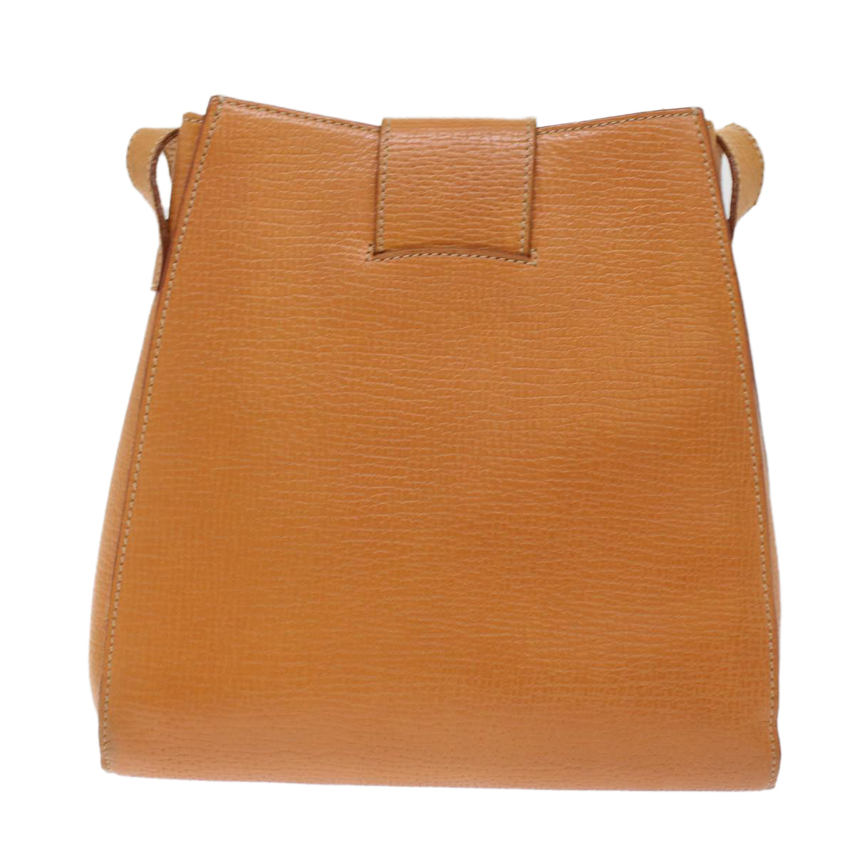 LOEWE Shoulder Bag Leather Orange Auth ar10002 - 0