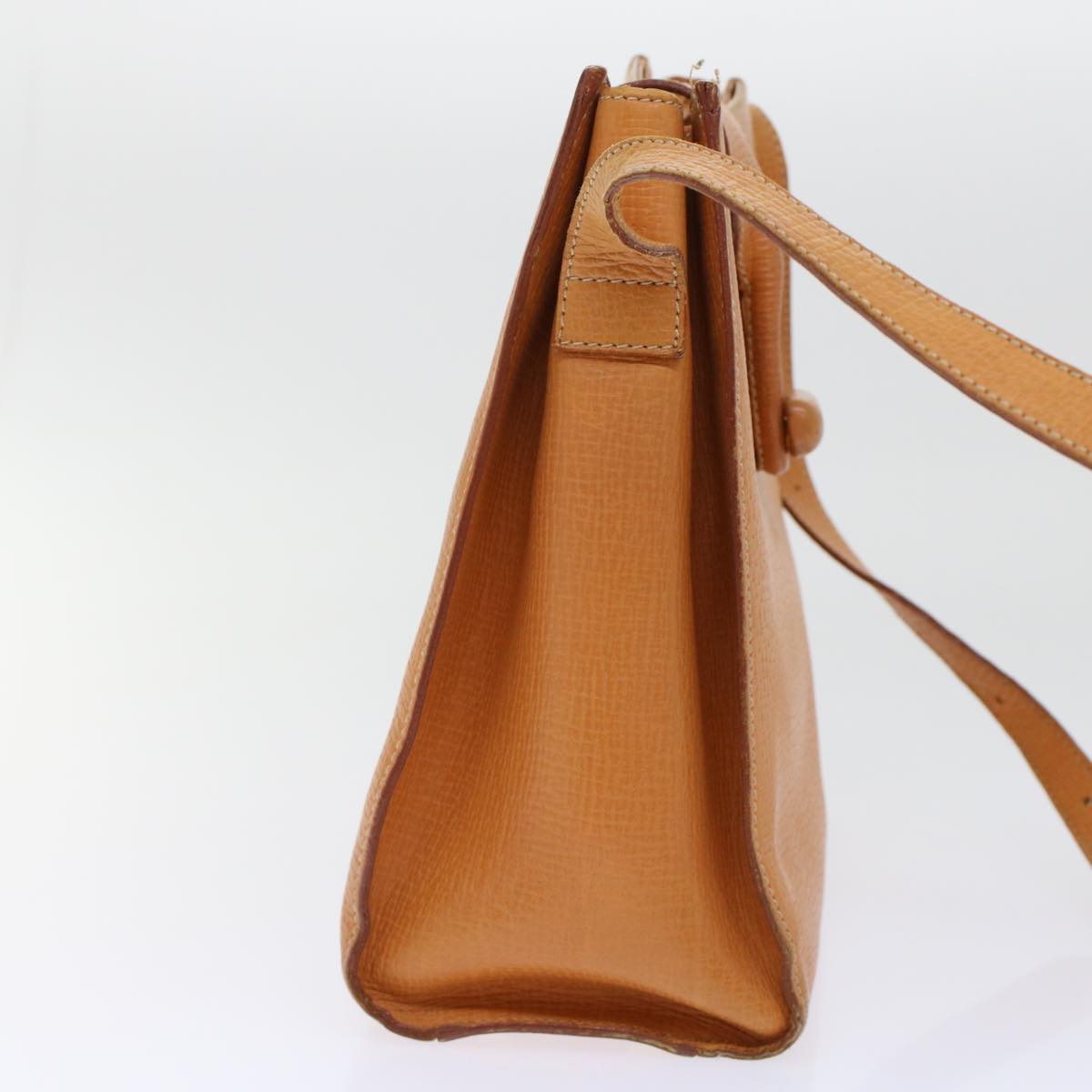 LOEWE Shoulder Bag Leather Orange Auth ar10002