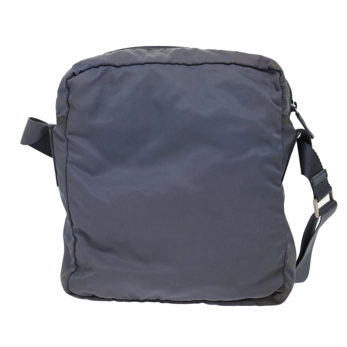 PRADA Shoulder Bag Nylon Blue Gray Auth ar10003 - 0