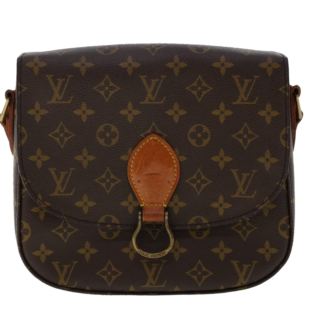 LOUIS VUITTON Monogram Saint Cloud GM Shoulder Bag M51242 LV Auth ar10016B