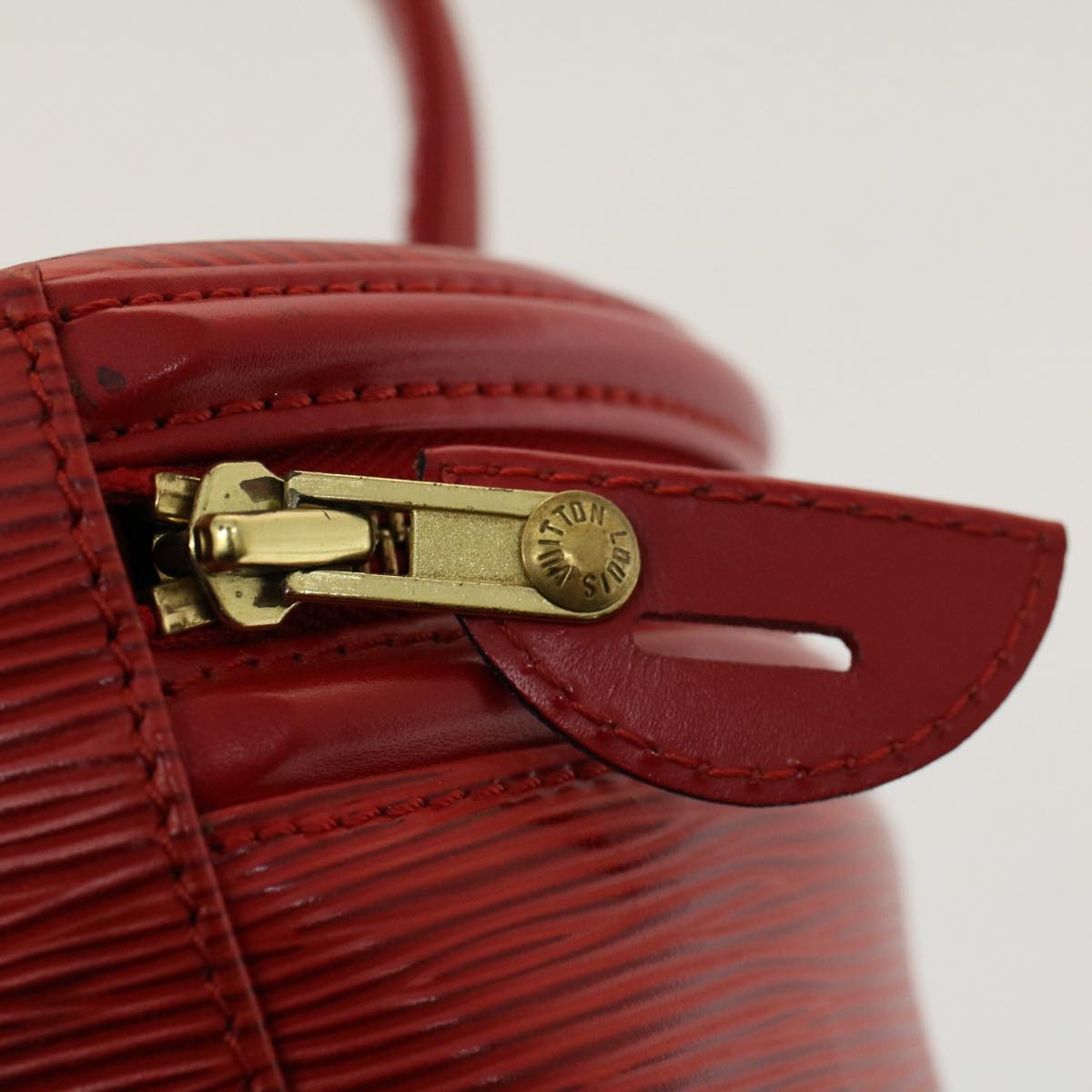 LOUIS VUITTON Epi Cannes Hand Bag Red M48037 LV Auth ar10019B