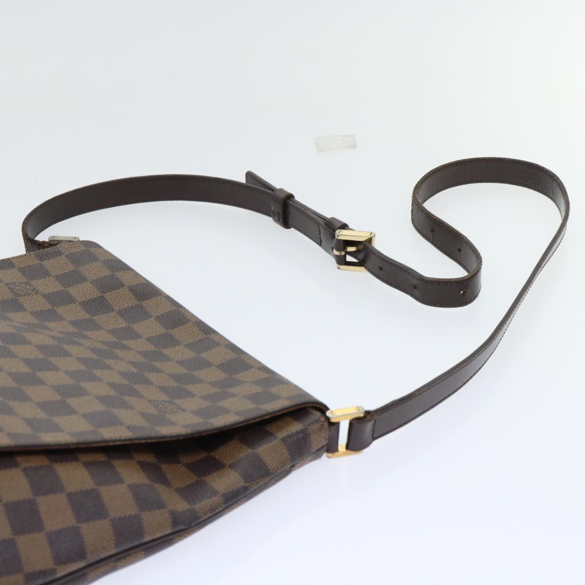 LOUIS VUITTON Damier Ebene Musette Shoulder Bag N51302 LV Auth ar10024B