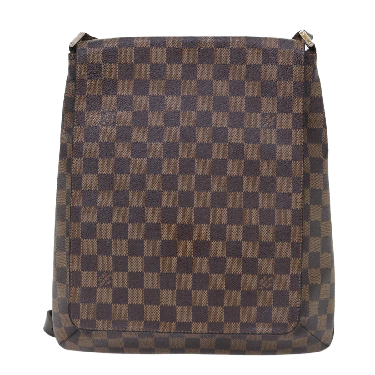 LOUIS VUITTON Damier Ebene Musette Shoulder Bag N51302 LV Auth ar10024B