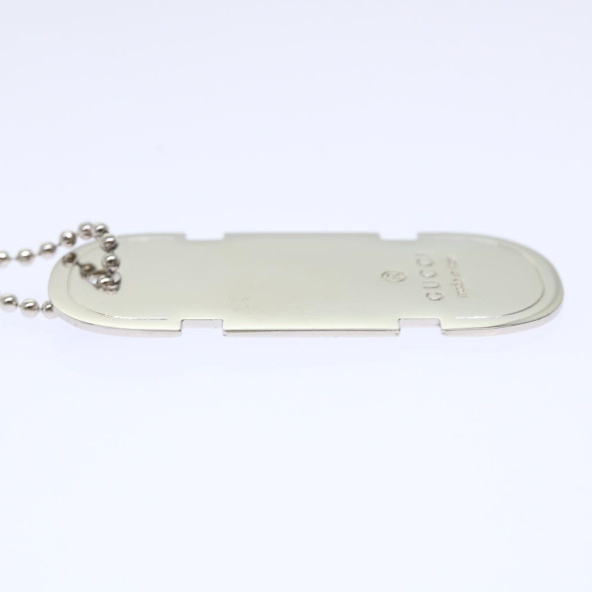 GUCCI Key Holder Metal Silver Auth ar10029B