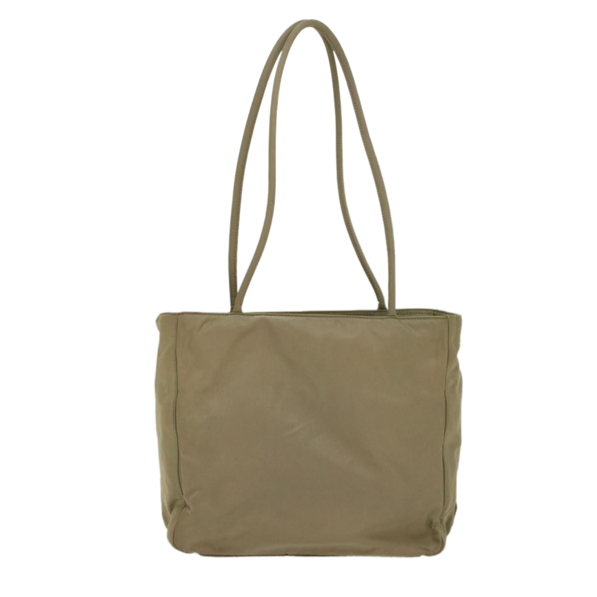 PRADA Shoulder Bag Nylon Gray Auth ar10035B - 0